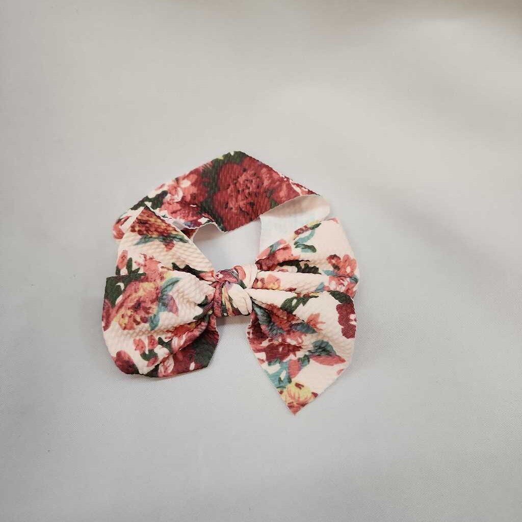 Floral Baby Headband with Bow