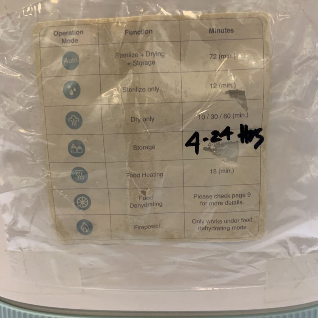 Baby Bottler Sterilizer and Dryer