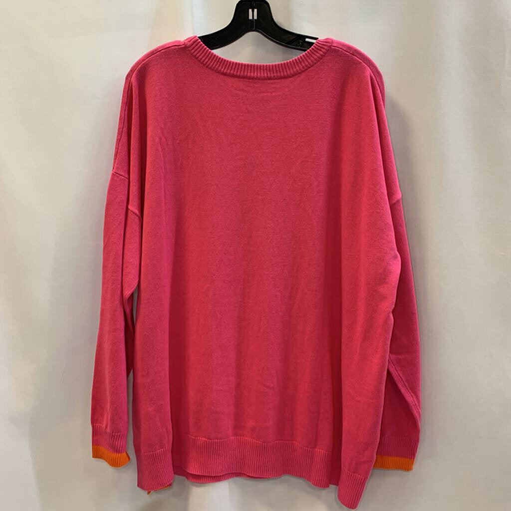 Shirt: Sweater Side Button Crew Neck