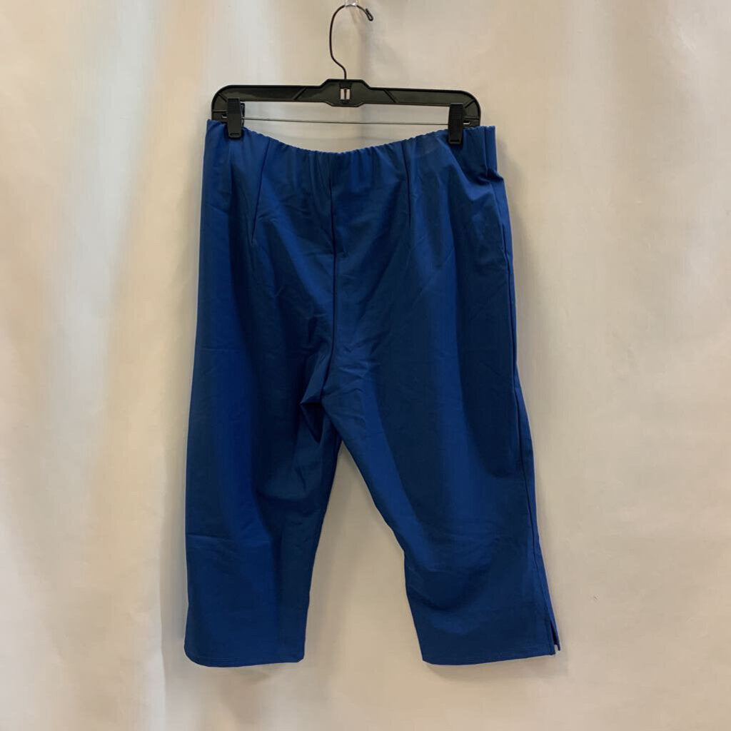 Pants: Pull-on Wide Leg Petite Capri