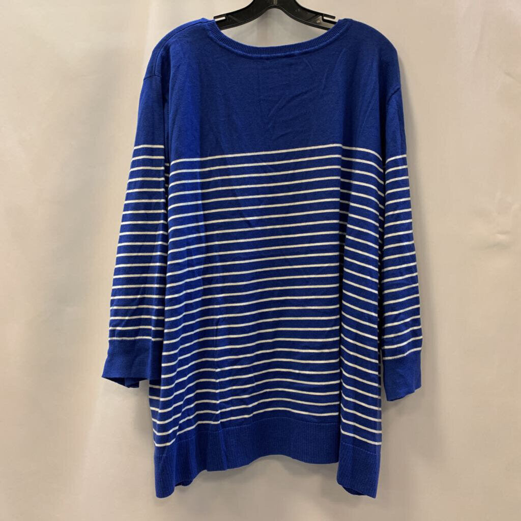Shirt: Striped Crew Neck Sweater