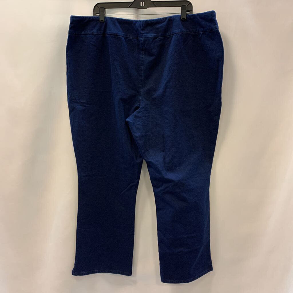 Pants: Heart Rhinstone Pull-On Jeans