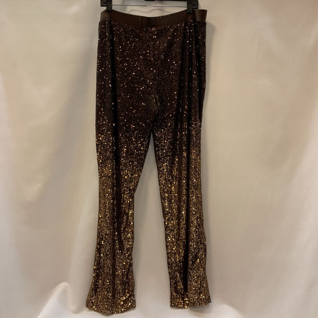 Pants: Ombre Sequin Wide Leg
