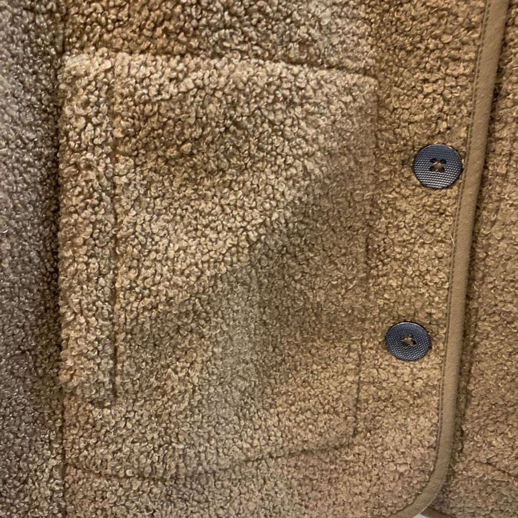 Jacket: Knit Boucle Collarless