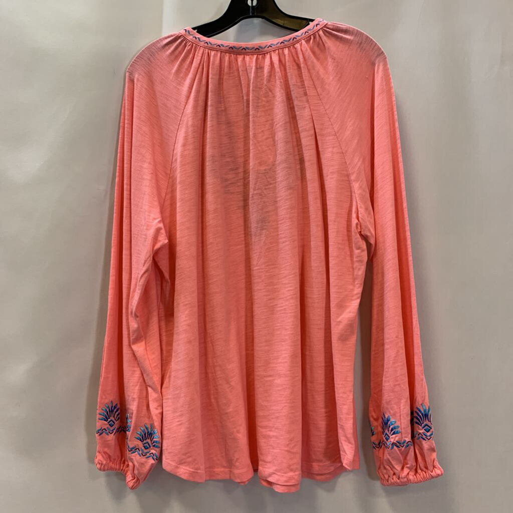 Shirt: Long Sleeve Embroidered Tassle