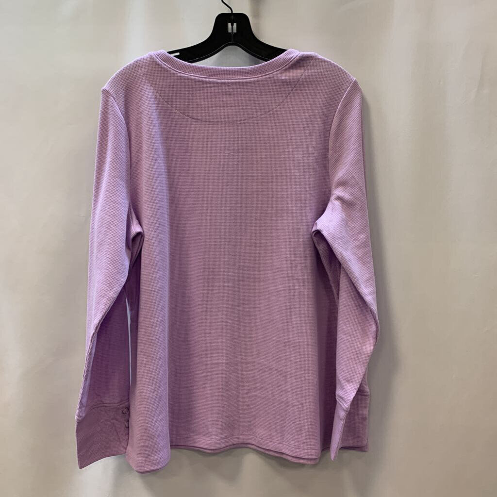 Shirt: Waffle Knit Long Sleeve
