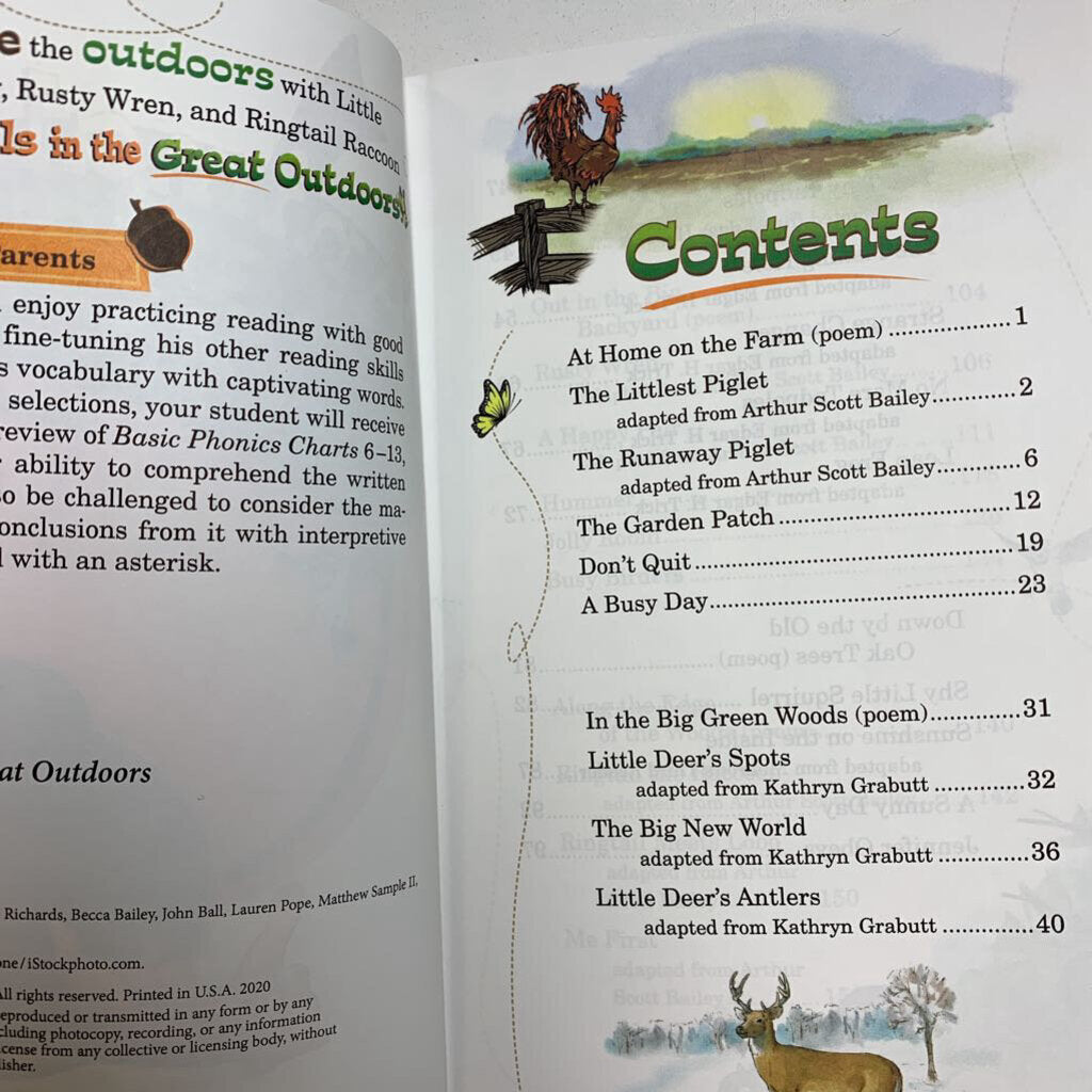 Animals in the Great Outdoors