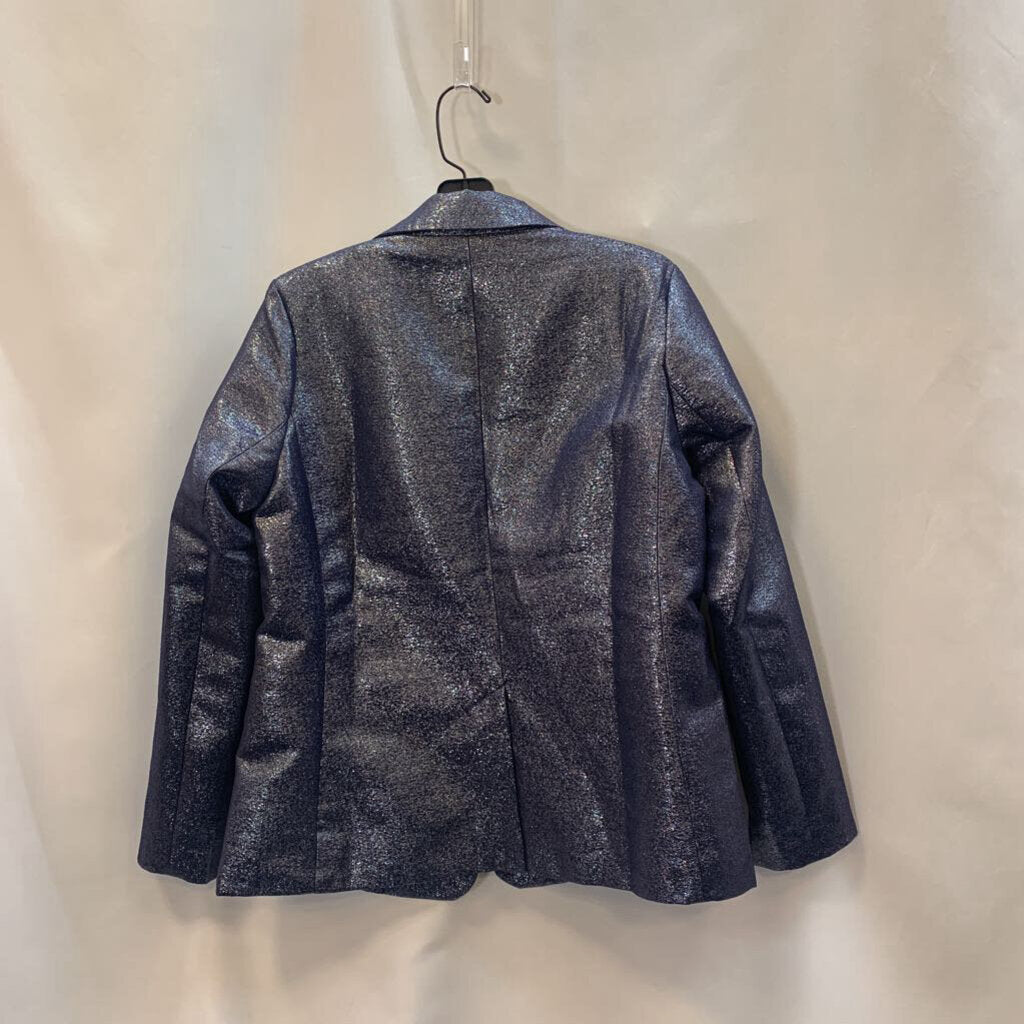 Jacket: Metallic Shimmer Blazer