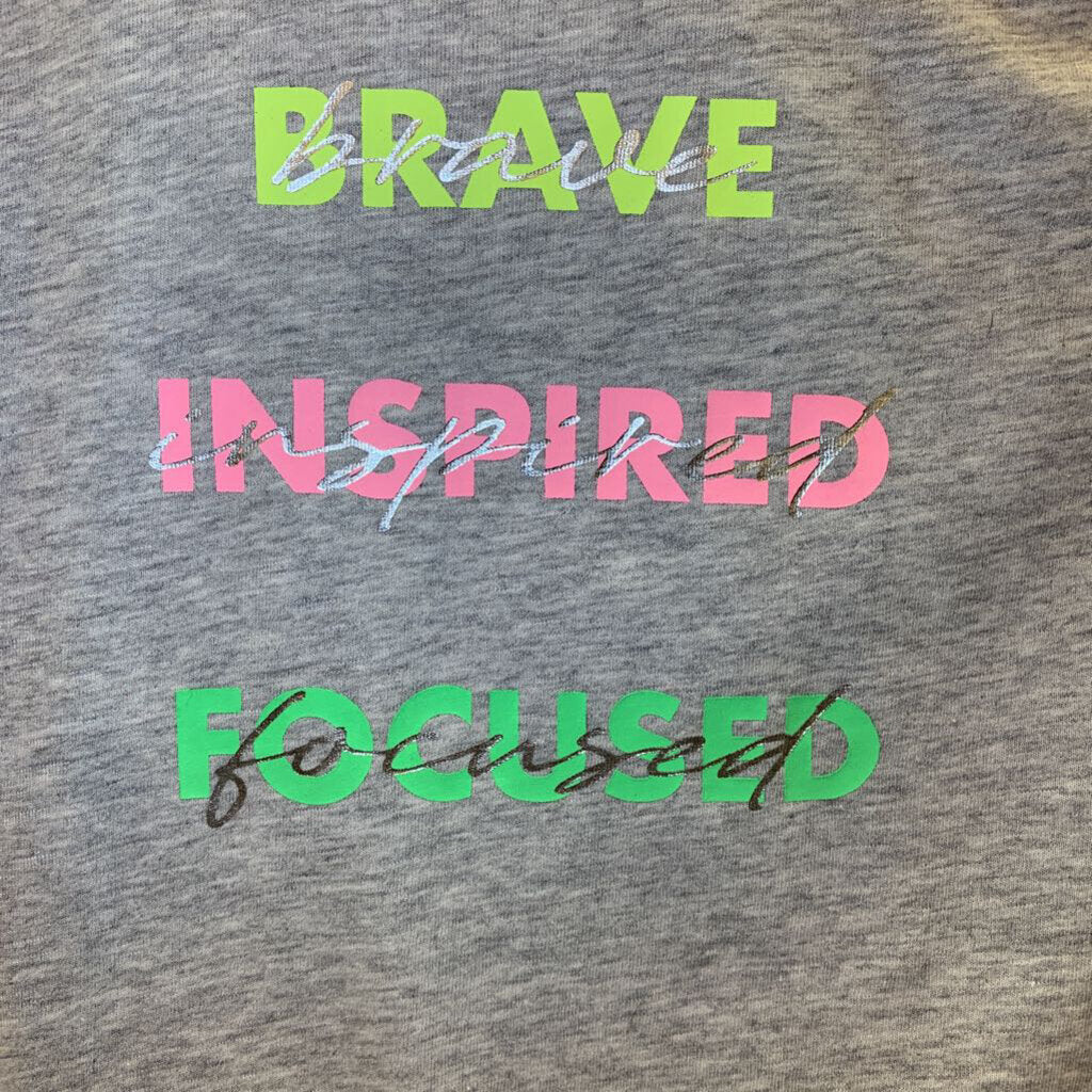 Shirt: 'Brave Inspired Focused' Short Sleeve