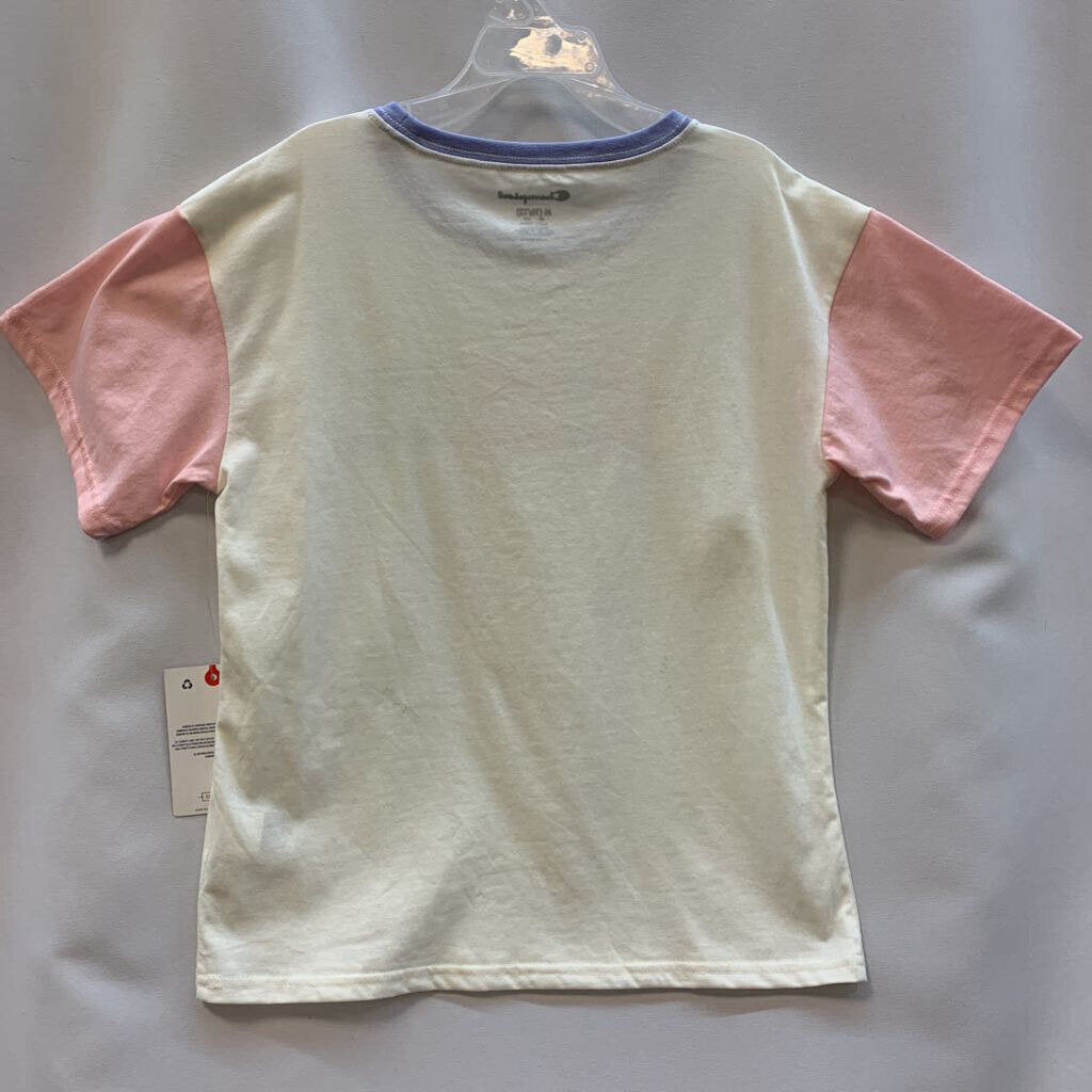 Shirt: Rainbow Letter Baseball Short Sleeve