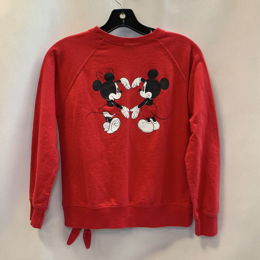 Sweatshirt: Mickey Minnie Heart Long Sleeve