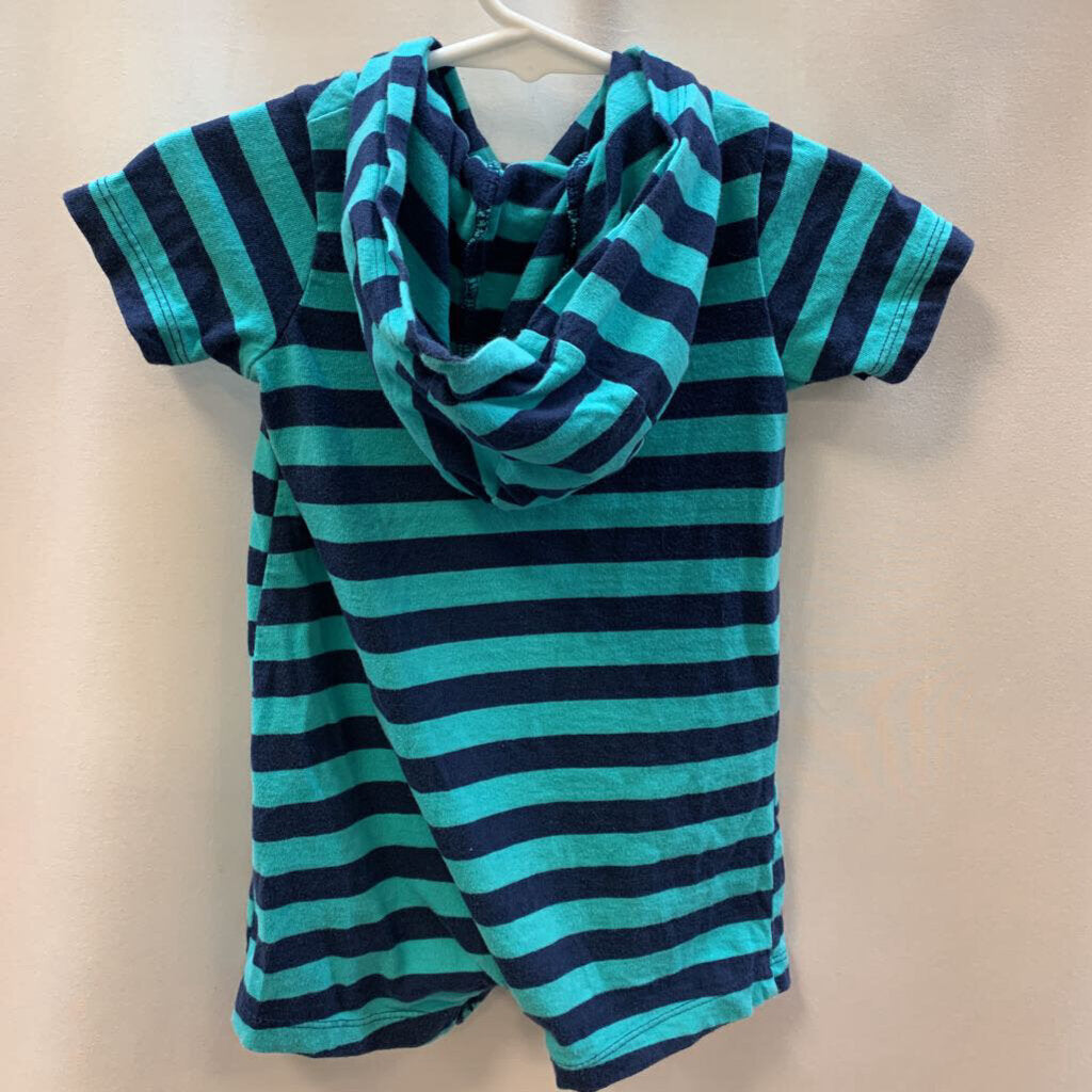 Romper: Stripes Whale