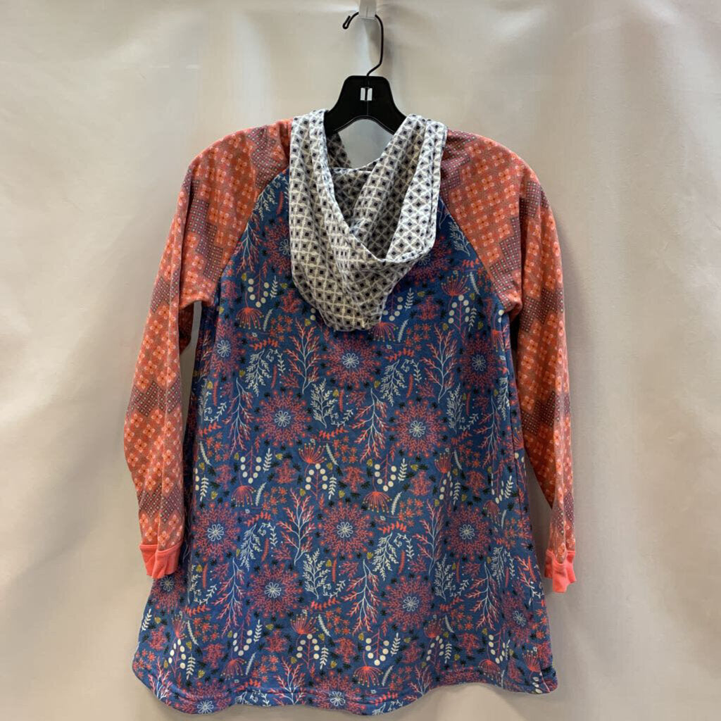 Long Sleeve Sweater: Hooded Zip Up