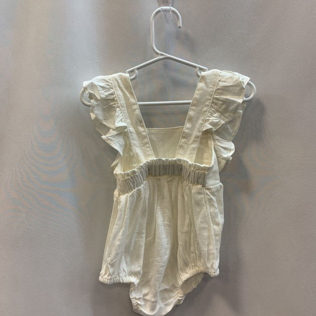 Romper: Ruffle Straps