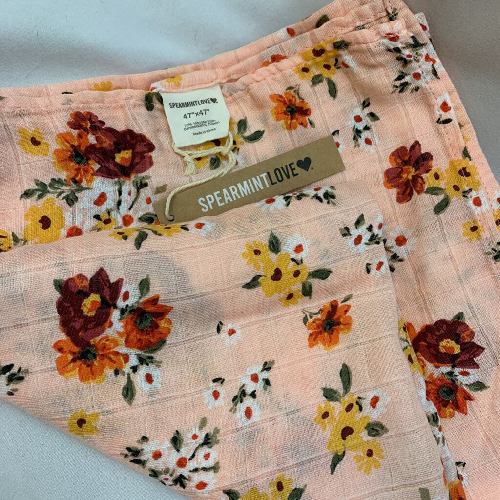 Baby Blanket Lightweight Floral