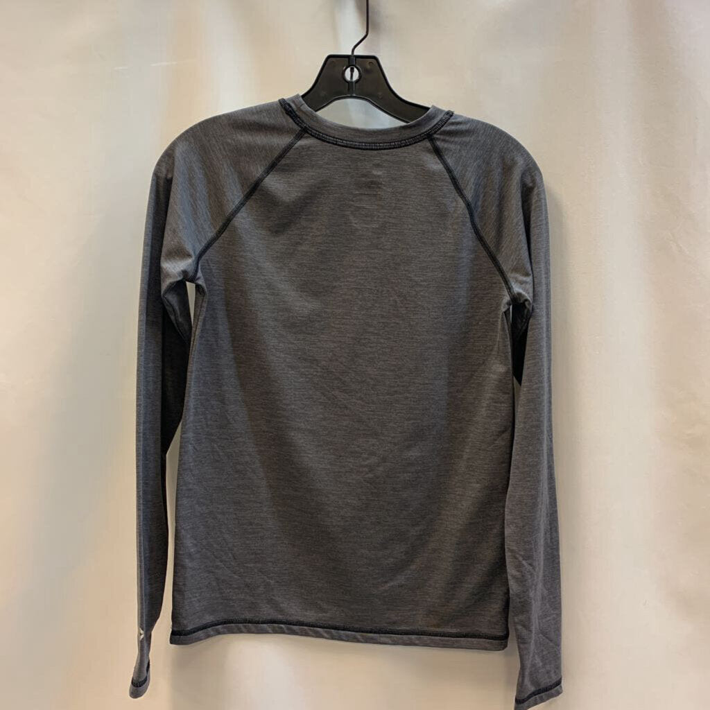 Shirt: Heathered Active Crew Long Sleeve