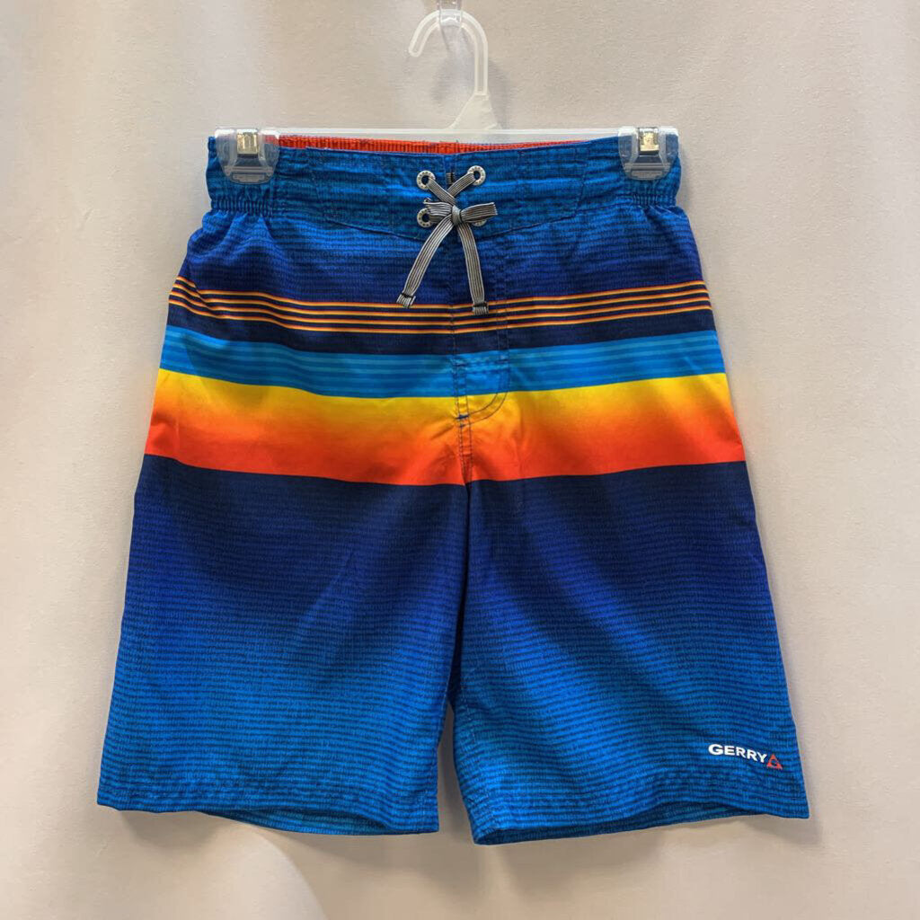 Shorts: Swim Stripe Gradient Ombre