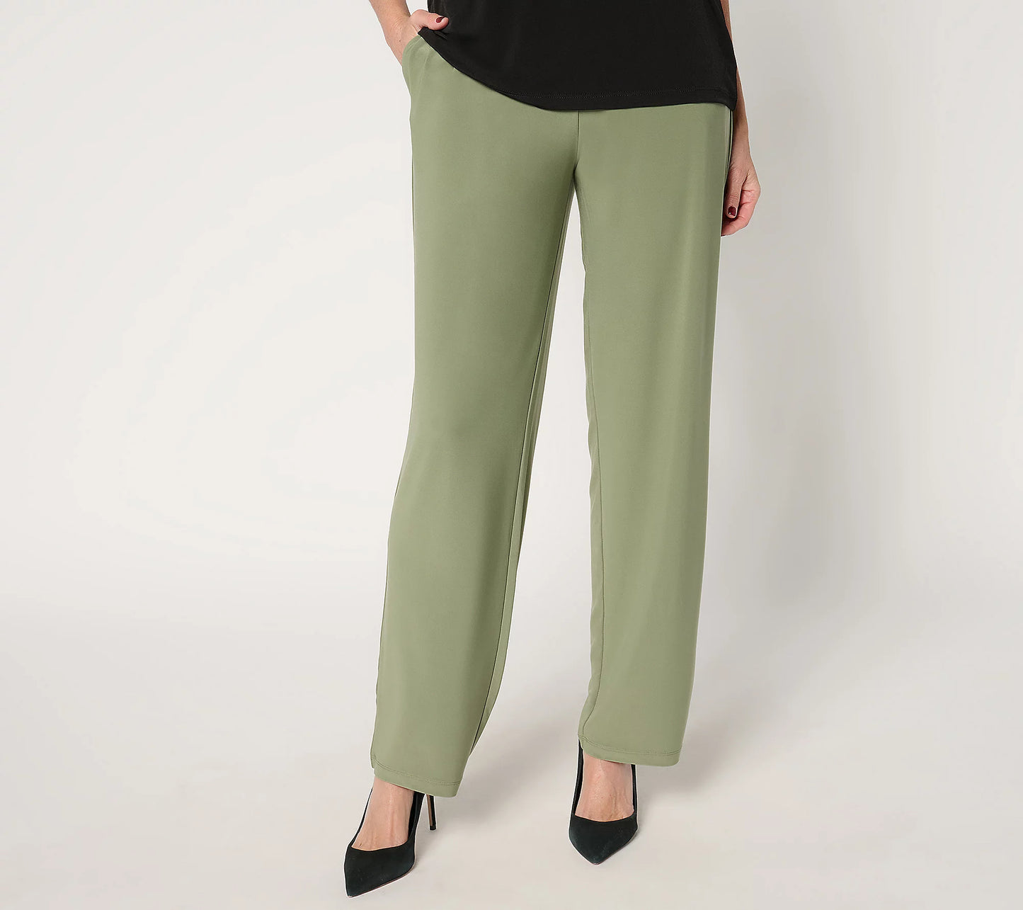 Tall LK Luxe Pull-On Pants with Pockets