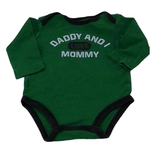 Long Sleeve Onesie: Footb
