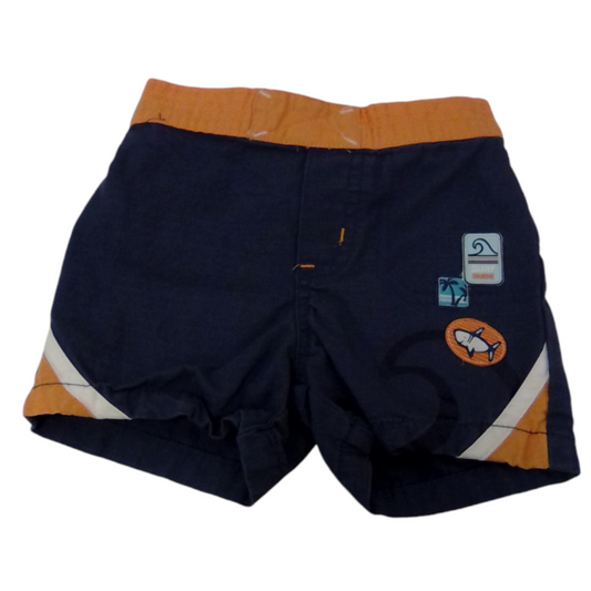 Shorts: Orange/blue