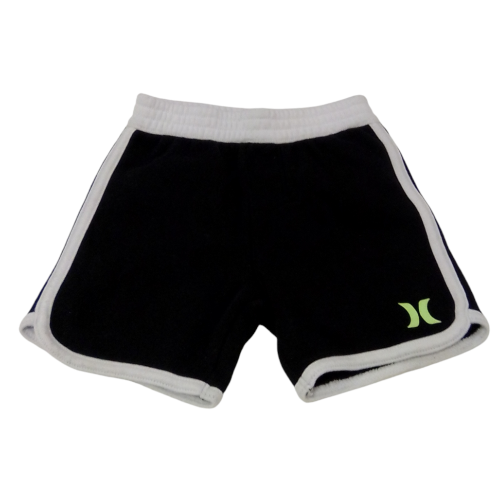 Shorts: Black/white Strip