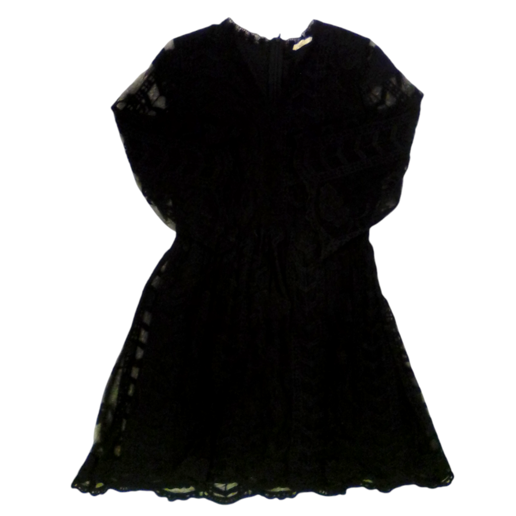 LS Dress:black Lace