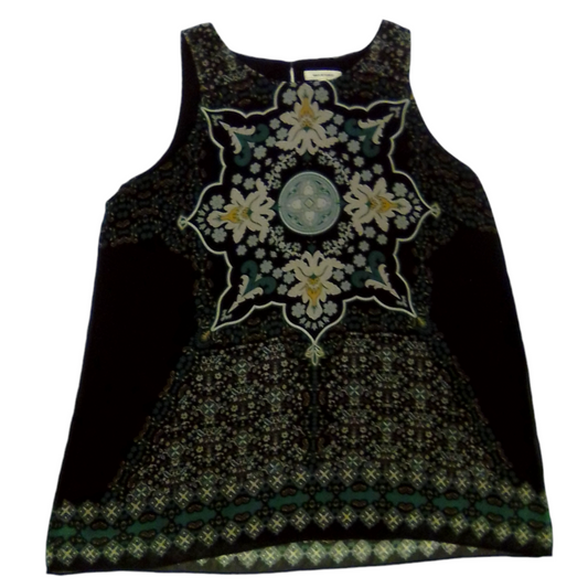 Dress:blue/black Dots, Womens, Size: XL