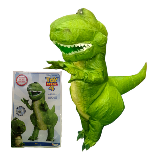 Costume: Toy Story, Rex Blow Up, Kids, Size: 6/8