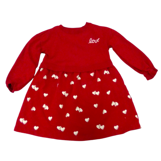 Long Sleeve Dress:R/Heart