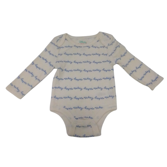 Long Sleeve Onesie:Mickey