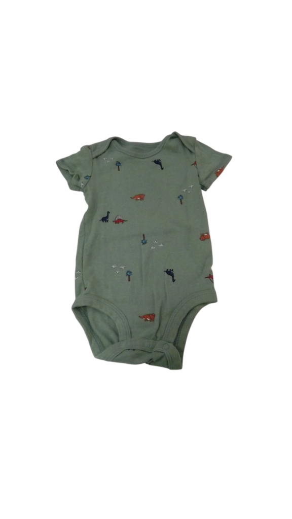 Onesie: Green/Dino