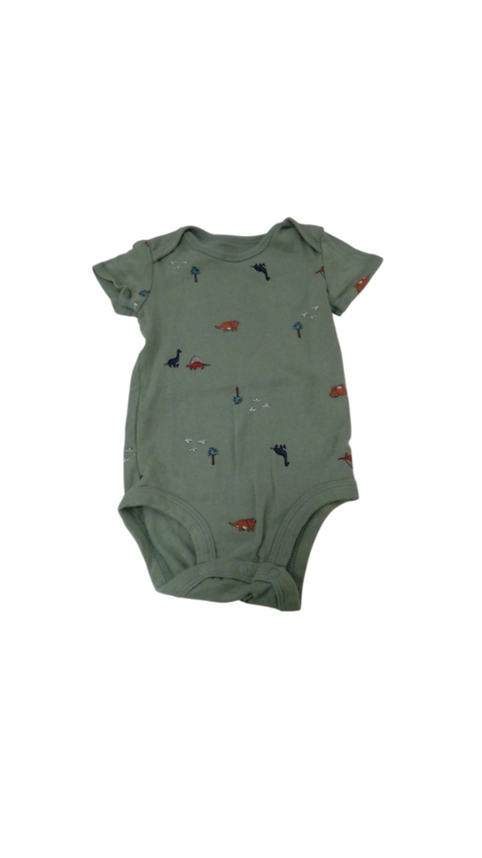 Onesie: Green/Dino