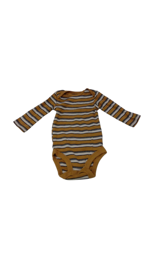 Long Sleeve Onesie:Y/Stri