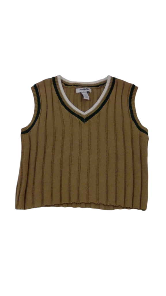 Vest: Tan/Green