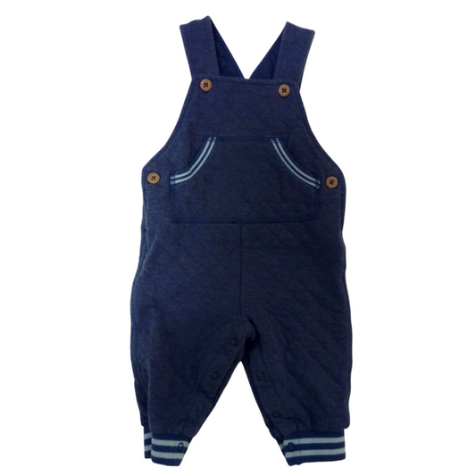Sleeveless Romper: Blue