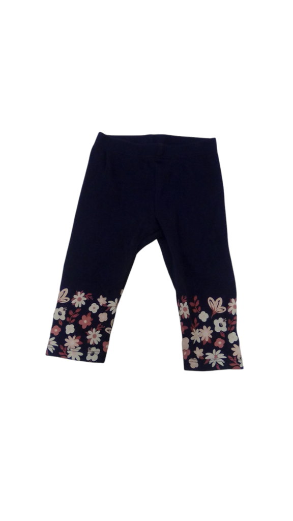 Pants: Blue/Flowers