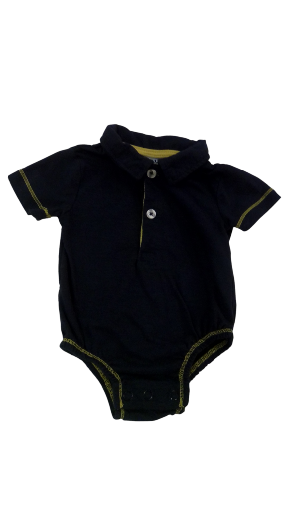 Onesie: Collared Blue