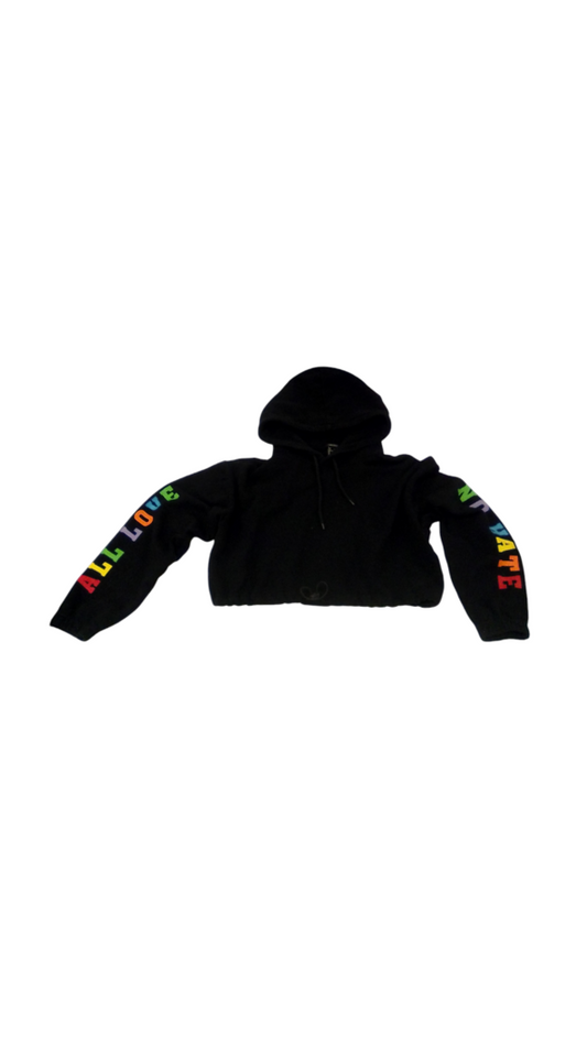 Cropped Hoodie Black