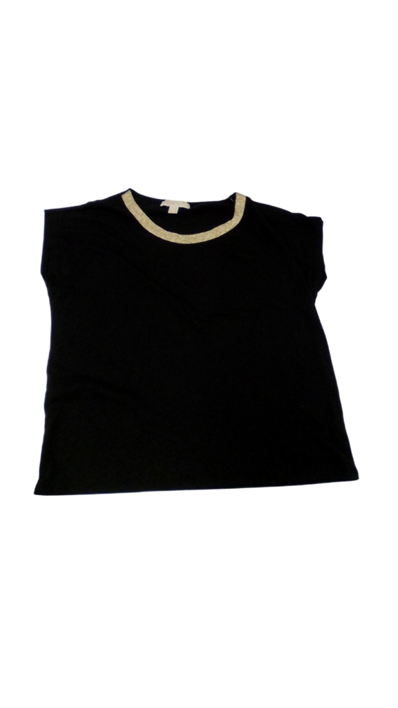 Shirt: Black/Gold