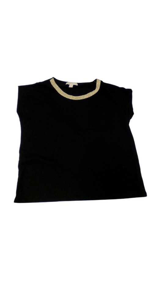 Shirt: Black/Gold
