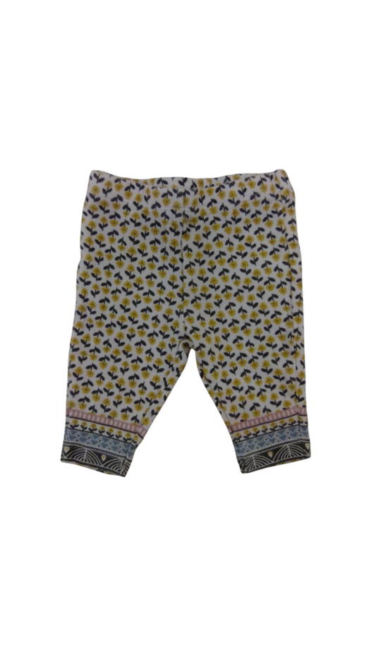 Pants: Yellow Flowers