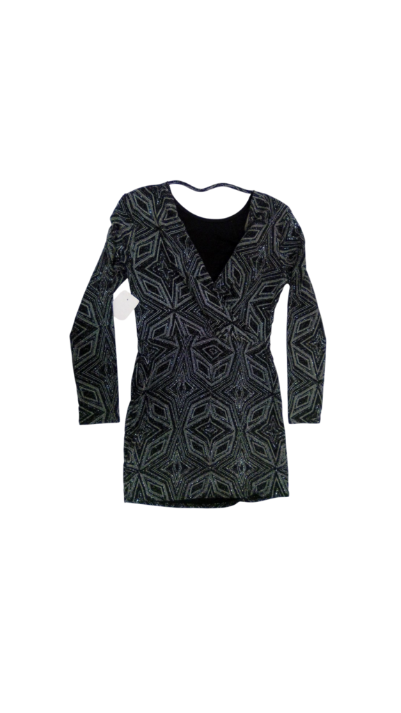 Dress: Black/Silver NWT