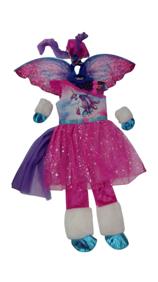 Costume: 6pc Unicorn, Girl, Size: 7/8