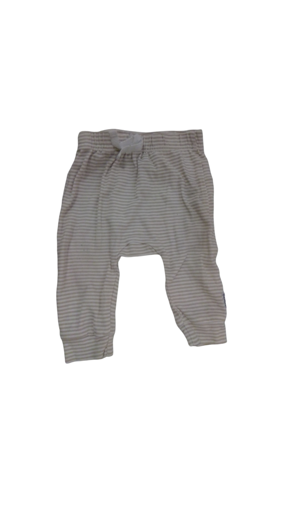 Pants: Brown White Stripe