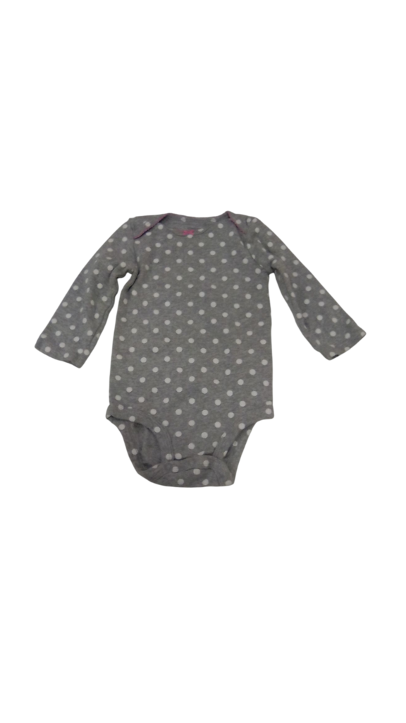 Long Sleeve Onesie:GY/Spo
