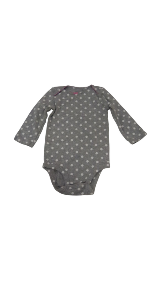 Long Sleeve Onesie:GY/Spo