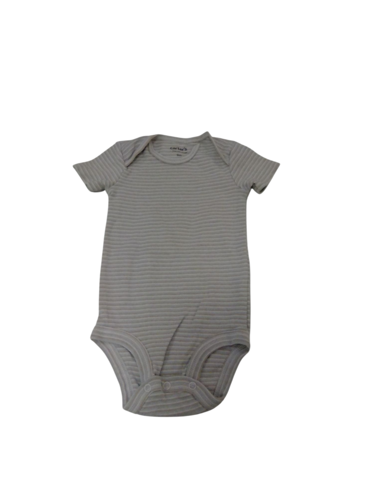 Onesie: Brown/Blue Stripe