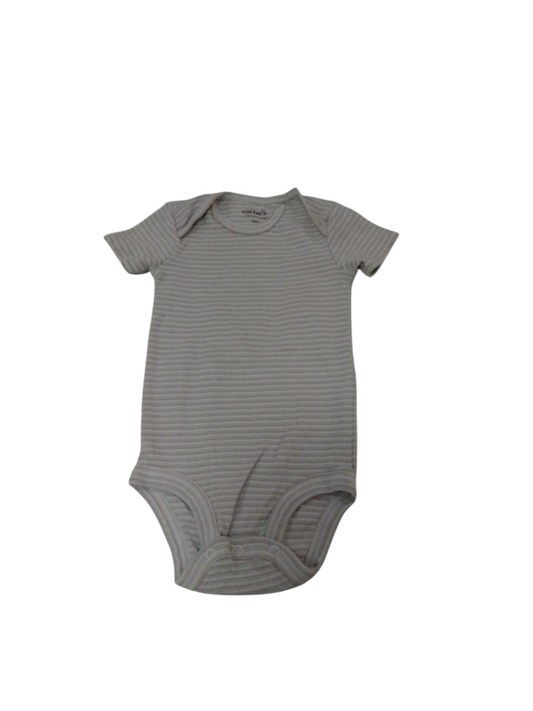 Onesie: Brown/Blue Stripe