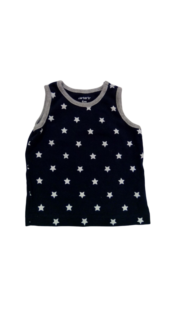 Tank Top: Blue W Stars