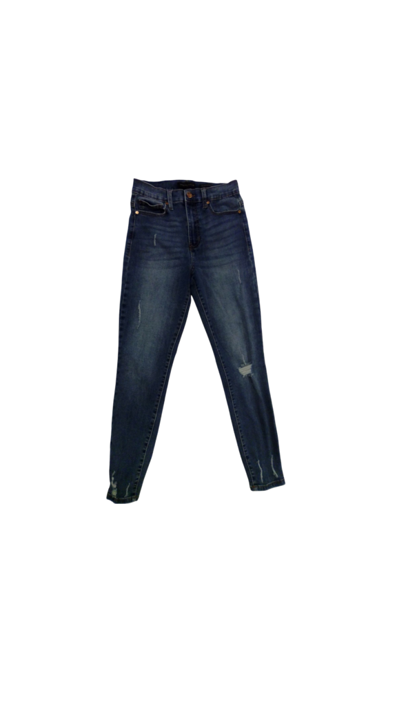 Pants: Skinny Destressed